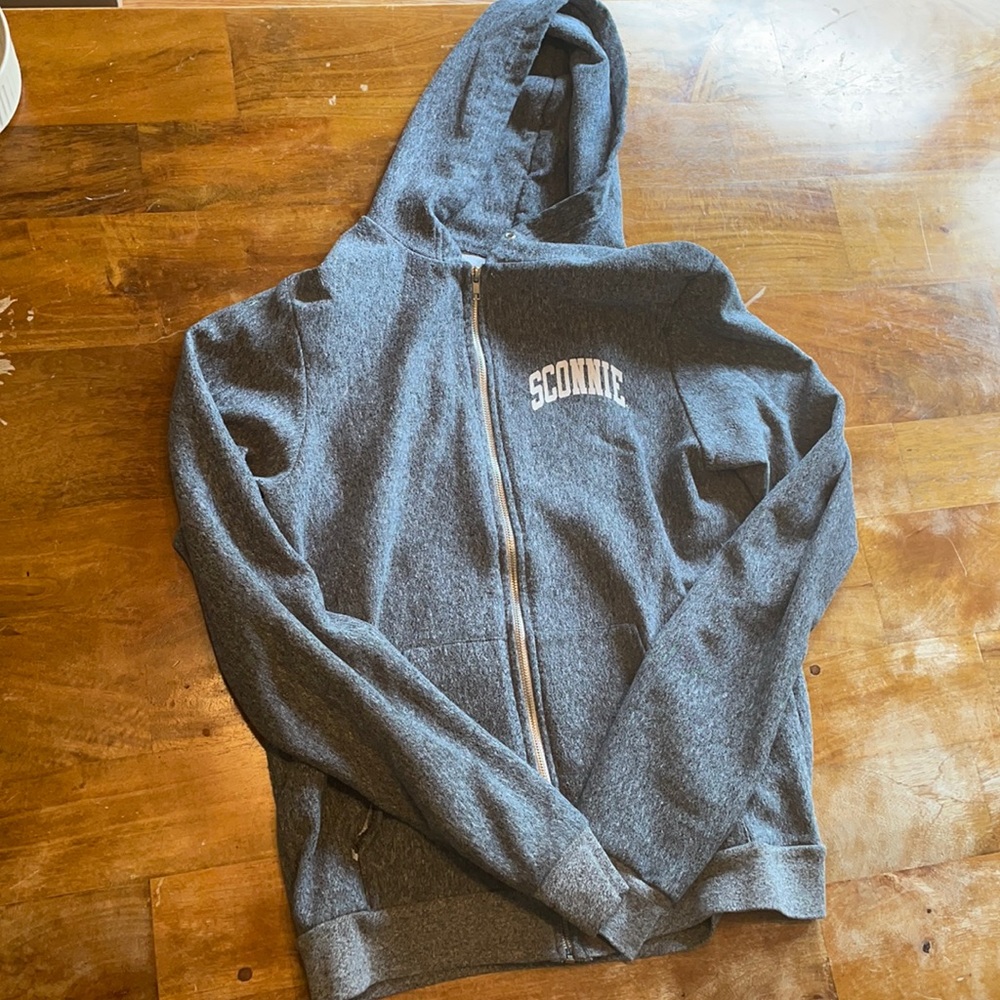 Women’s Wisconsin Sconnie zip up sweatshirt